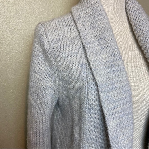 J. Jill Gray Alpaca Blend Open Front Cardigan S - Picture 2 of 10